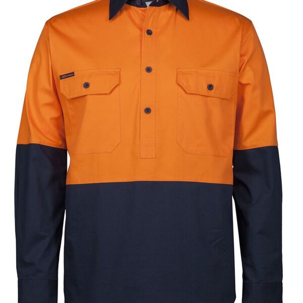 JB's HV CLOSE FRONT L/S 150G WORK SHIRT Thumbnail